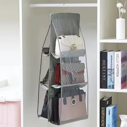 Hanging handbag organizer - hanging,