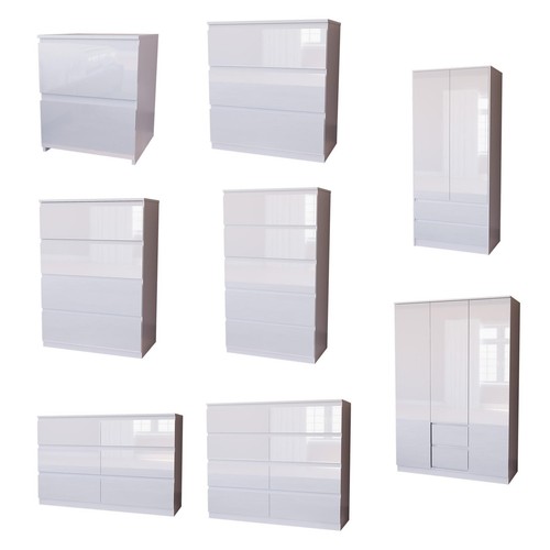Modern white chest - of, drawers