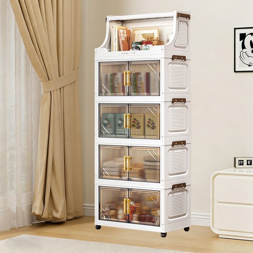 Foldable storage cabinet - cabinet, w/