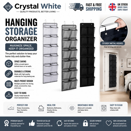 Shoe organiser over door - organiser,