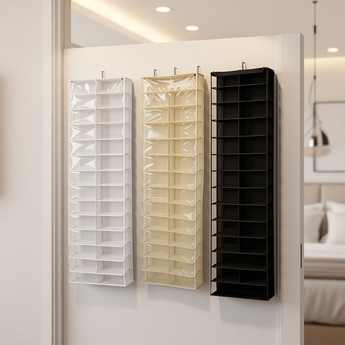 Foldable door shoe organizer - door,
