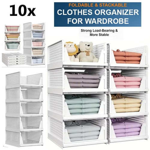 10x stackable foldable - foldable, storage
