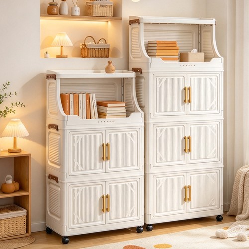 Double door foldable wardrobe - double-door,
