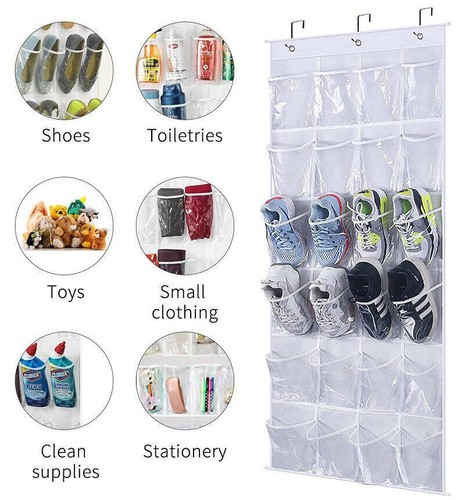 24pocket hanging shoe holder - 24pocket,